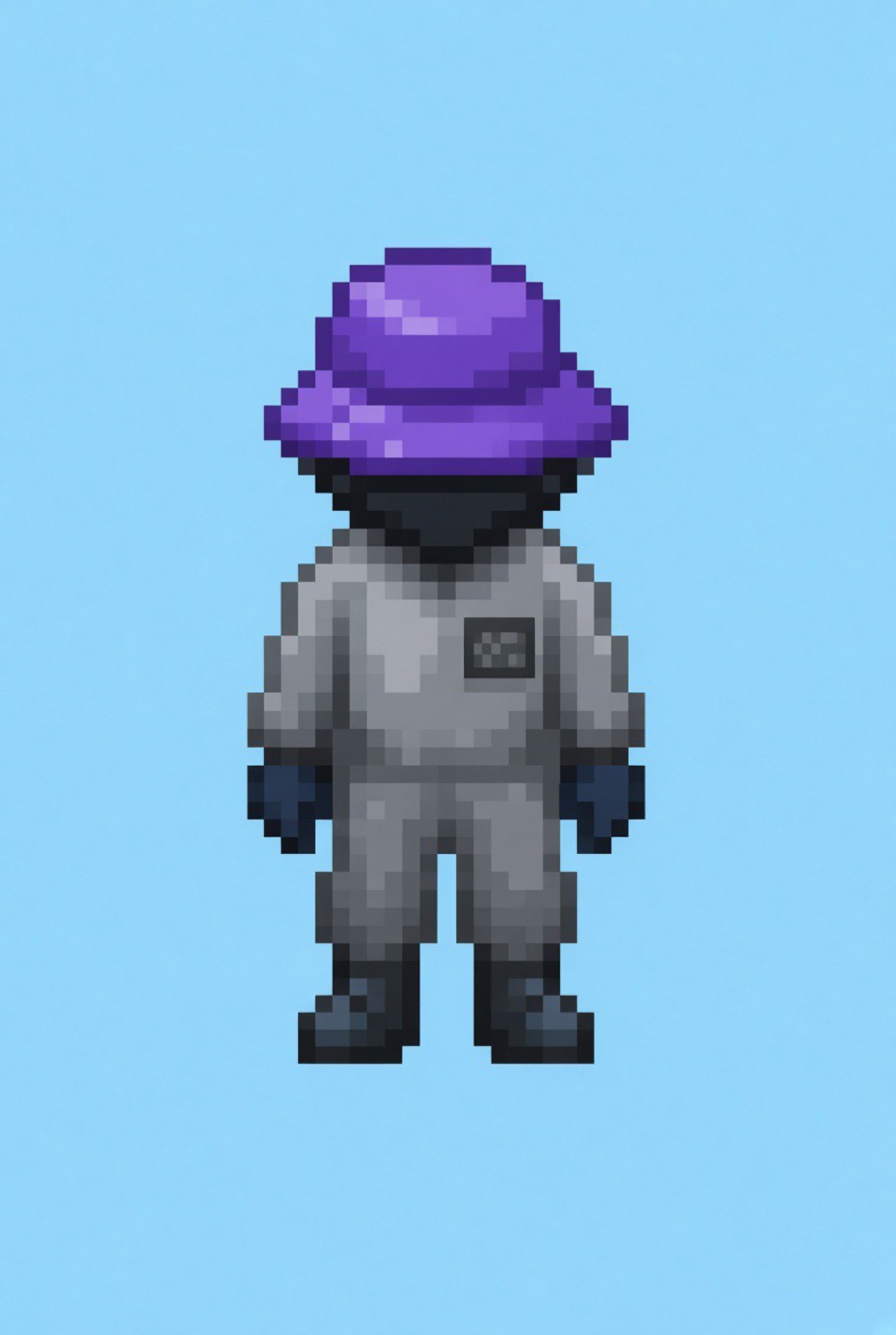 Pico with a chest badge